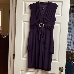 Purple cocktail dress size 10